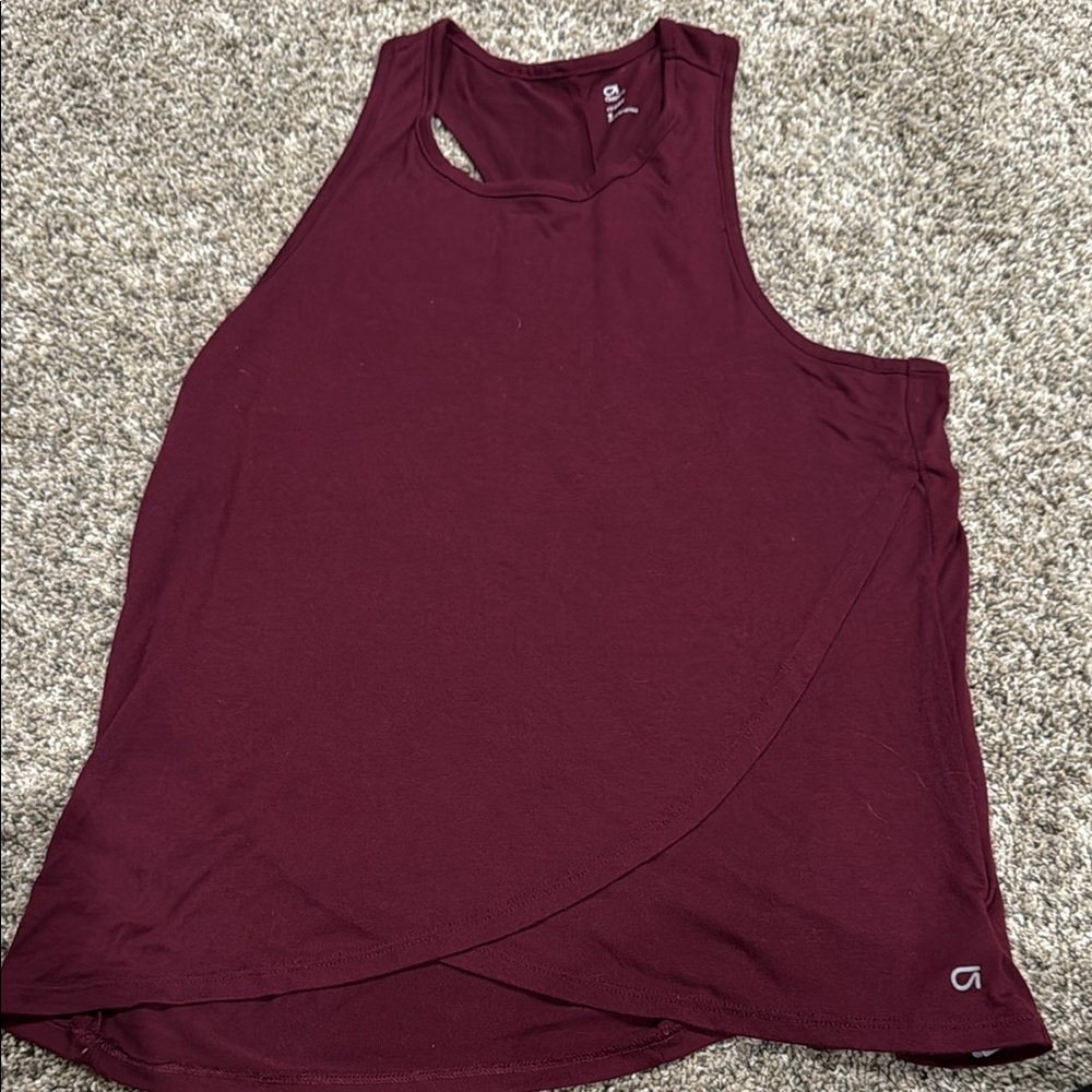 Gap Fit Merlot Tank Top for Active Comfort